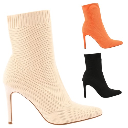 Stivali donna calzino con - a,